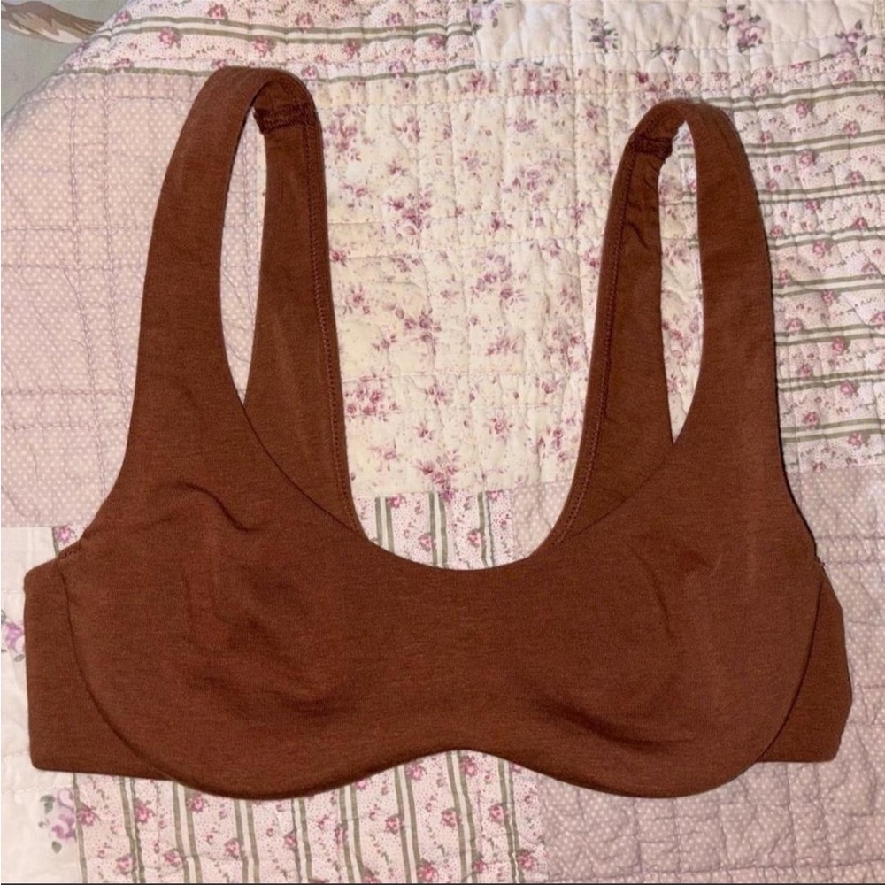 Victoria’s Secret Pink Base Cotton unlined Scoop Bra - Picture 2 of 4